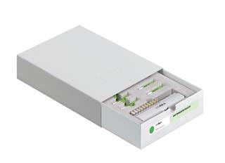 , 1414 VITA PM 9 TRANSLUCENT PELLET KIT Ilość Zawartość Oznaczenie produktu 10 Opakowanie 5 sztuk krążki ceramiczne VITA PM 9 T, 0M1P, 0M2P, 1M1P, 1M2P, 2M1P, 2M2P, 2 M3P, 3M1P, 3M2P, 3M3P 1 kolornik