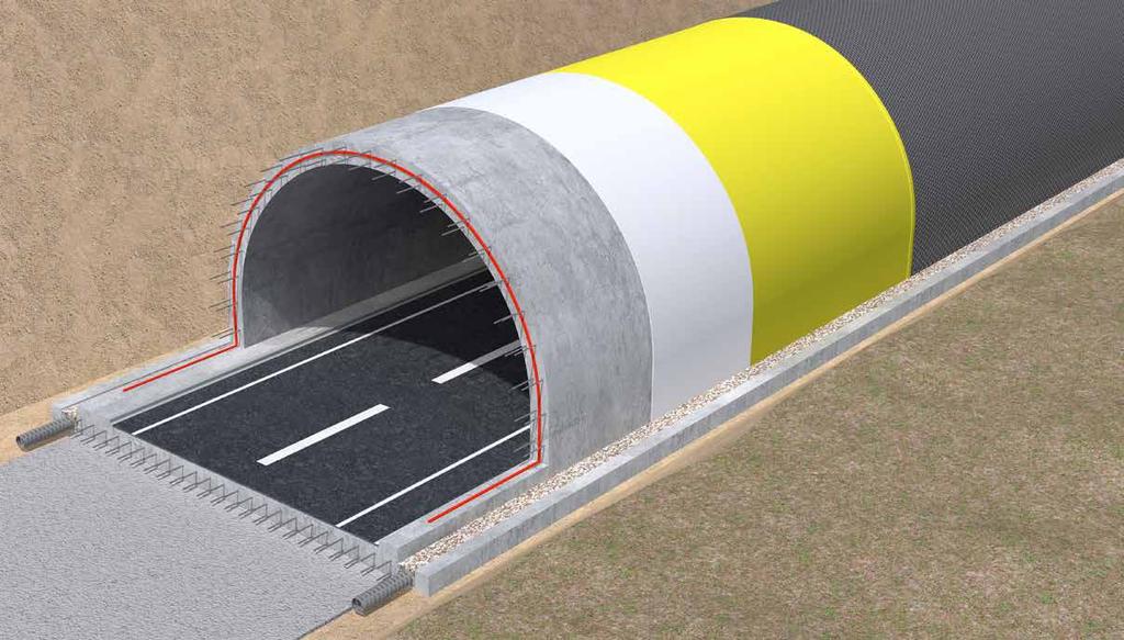 TUNELE WYKONYWANE METODĄ ODKRYWKOWĄ Sikaplan SYSTEM DRENAŻOWY KRYTERIA