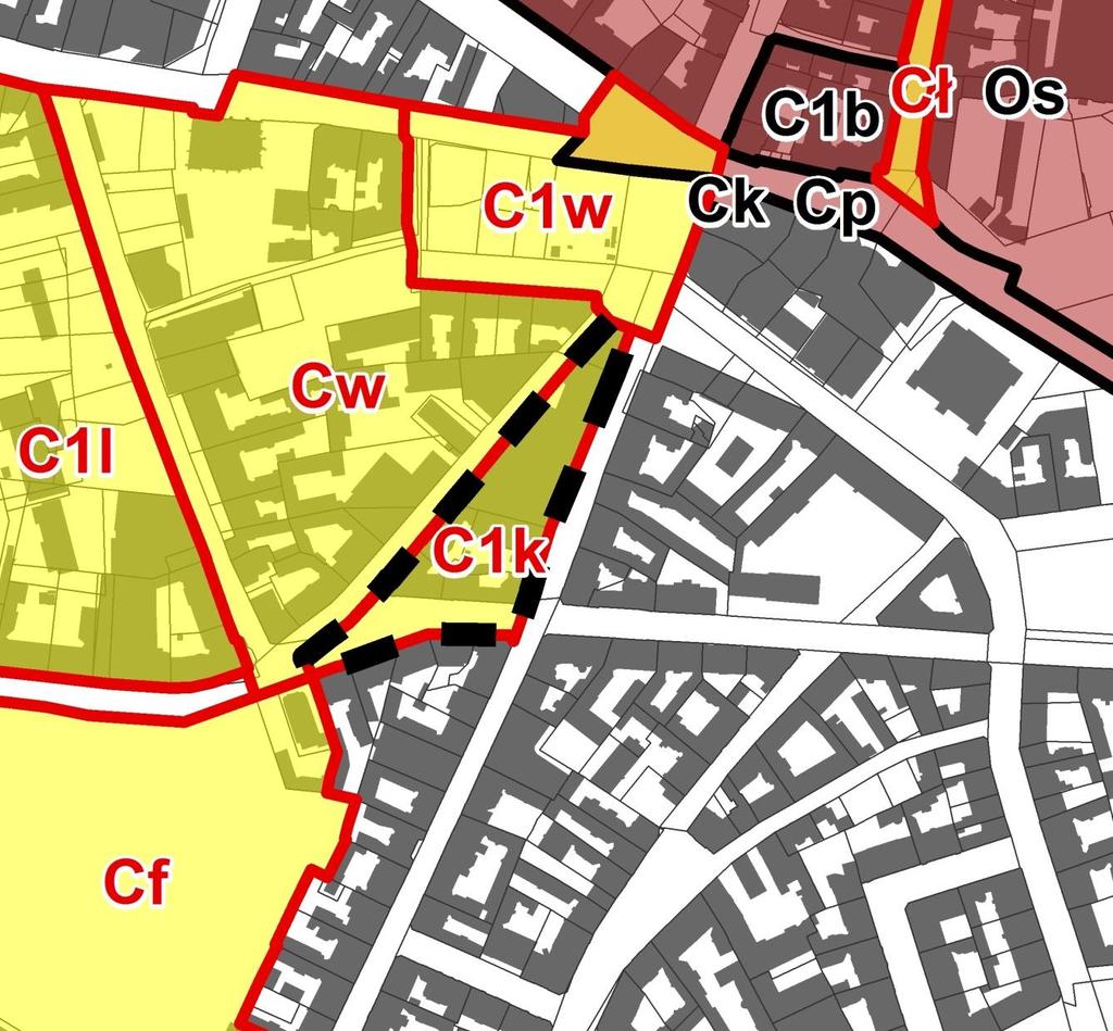 Sytuacja planistyczna C1k - mpzp dla terenu w rejonie ulic Półwiejskiej, Krysiewicza i Ogrodowej w Poznaniu Plany w opracowaniu: Cf mpzp Centrum 6 w Poznaniu C1l mpzp W rejonie Pasażu Apollo w