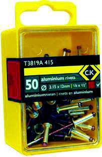 Rivets - Aluminium (Pck of 50) Wshers (Pck of 100) T3819A 408 3.
