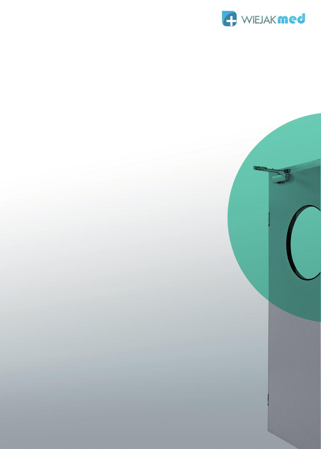 AUTOMATIC HINGED MEDICAL DOOR, 1 OR 2 WINGS CHARACTERISTICS: - STAINLESS STEEL AISI 304 smooth or brushed. - ZINC COATED STEEL, PAINTED IN VARIOUS COLORS.