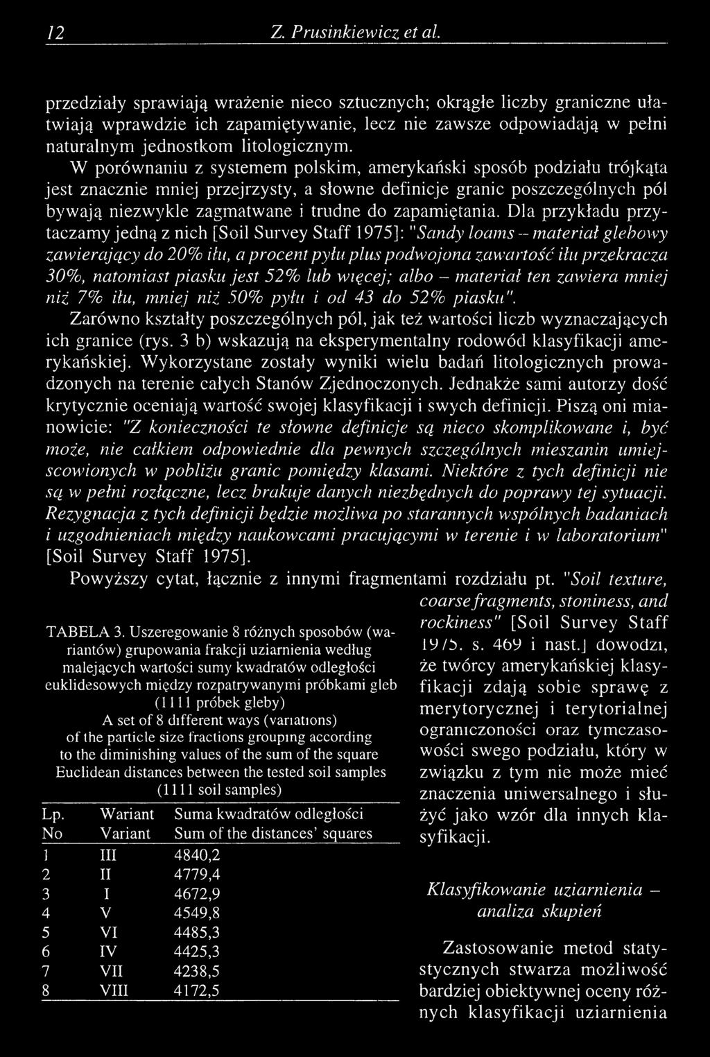 wrażenie nieco sztucznych; okrągłe liczby graniczne ułatwiają wprawdzie ich zapamiętywanie, lecz nie zawsze odpowiadają w pełni naturalnym jednostkom litologicznym.