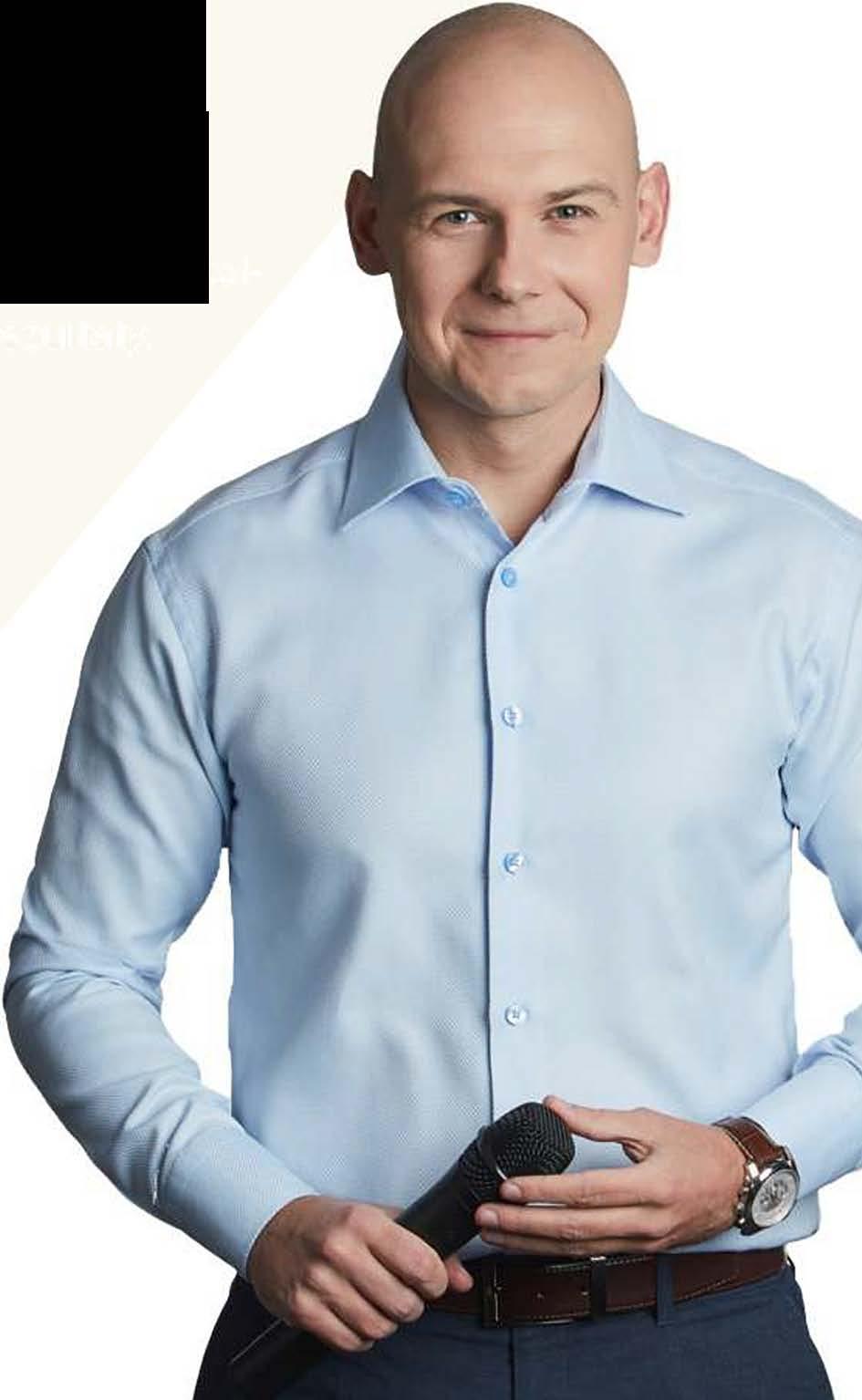 >KIM JEST DAWID ŚWISTEK? TRENER WYSTĄPIEŃ PUBLICZNYCH, MÓWCA, EKSPERT WYWIERANIA WPŁYWU I JĘZYKA PERSWAZJI Jeden z najlepszych i najbardziej charyzmatycznych mówców w Polsce.