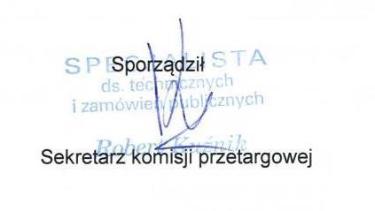 Zadanie nr 16 11 Comesa Polska 03-699 Warszawa ul.wolińska 4 21 168,00 dni 6 m-cy Kwota jaką Zamawiający zamierza przeznaczyć na realizacje : 25 628,00 zł.