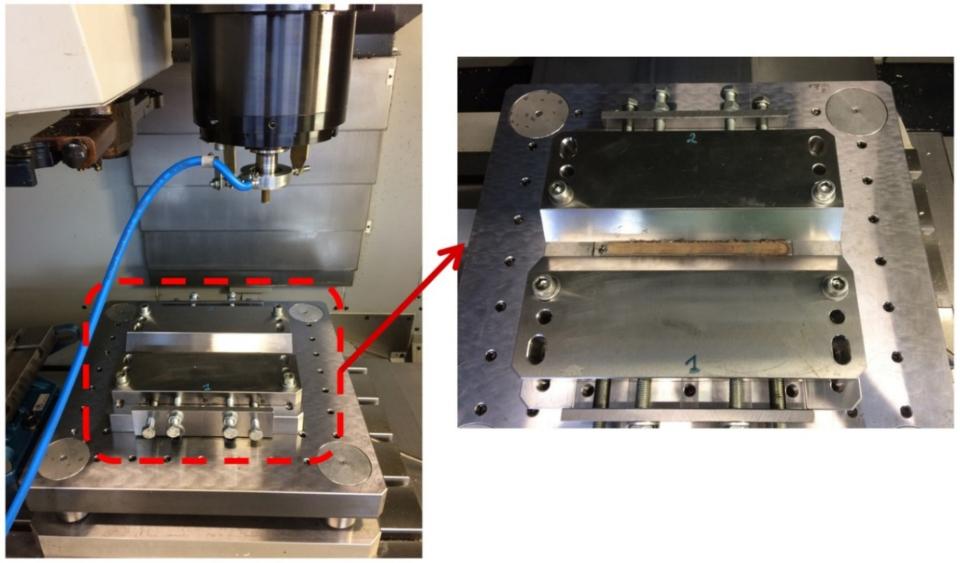 Butt welding of thin titanium sheets using friction stir welding... 285 Doczołowe złącza liniowe FSW blach tytanowych stopu GRADE 3 wykonano na próbkach blach o wymiarach 100 x 200 x 0,5 mm.