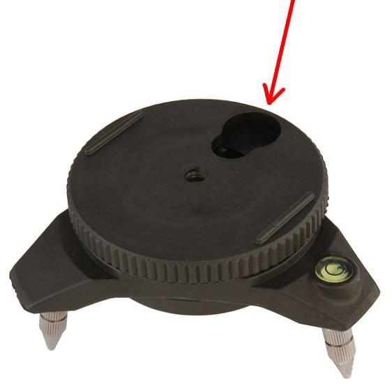 adapter do gniazda na spodzie instrumentu. Rys.