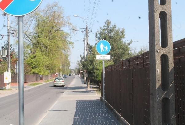 Rysunek 8 Budowa ciągu pieszo-rowerowego przy ul. Kościelnej i ul.