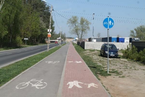 pieszo-rowerowego wraz z drogą i odwodnieniem.