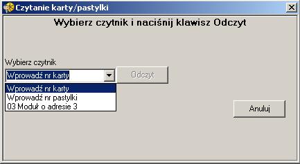 27). Rys. 27. Okno dodawania karty / pastylki użytkownikowi. 9.