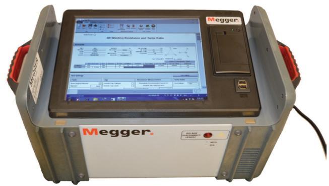 Trójfazowy analizator przekładni i rezystancji uzwojeń MWA300/330A Trójfazowy analizator przekładni i rezystancji uzwojeń Pomiar przekładni i rezystancji uzwojeń transformatorów jednym instrumentem