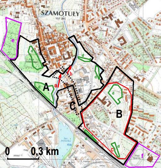 planowanych przekształceń (opr. P. Szumigała). Rys. 1b.