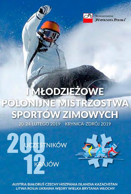 Kronika Kinga Molnár srebrną medalistką I Młodzieżowych Polonijnych Mistrzostw Sportów Zimowych I Młodzieżowe Polonijne Mistrzostwa Sportów Zimowych odbyły się w dniach 20-24 lutego w Krynicy-Zdroju.
