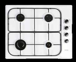 PŁYTA GAZOWA DO ZABUDOWY MPM--GMI-11 BUILT-IN GAS HOB OKAP PRZYŚCIENNY MPM-51-OV-64 CHIMNEY COOKER HOOD G20 set LPG 3 63dB sterowanie z boku/side control panel szlifowana krawędź