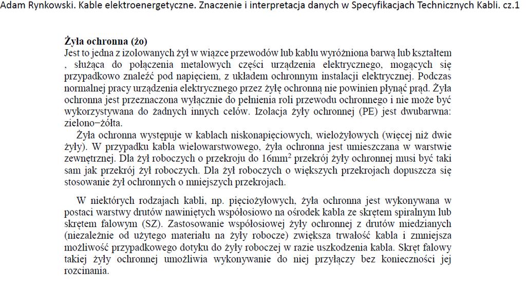 Kolory izolacji