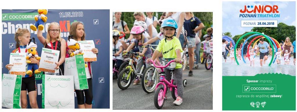 Coccodrillo ChampionKids Duathlon -.05.208 Junior Poznań Triathlon - 28.