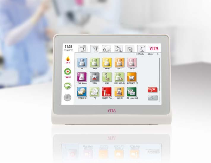 VITA vpad comfort Instrukcja obsługi urządzenia VITA Ustalanie koloru Komunikacja