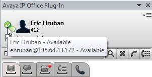 134 Szybki przeglad Ekran glówny Avaya IP Office Plug-in mozna wykorzystac do nastepujacych zadan: