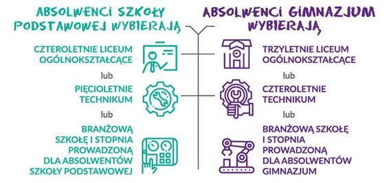 W naborze do szkół na rok szkolny 2019/2020 absolwenci szkół gimnazjalnych wybierają spośród oferty