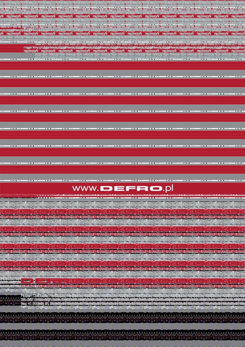 DEFRO Spółka z ograniczoną odpowiedzialnością Sp. k.