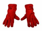 Rękawice robocze ogrodowe damskie r.8 (300) 37 G73528 Goat leather gloves, elastic cotton back, velcro cuff s.
