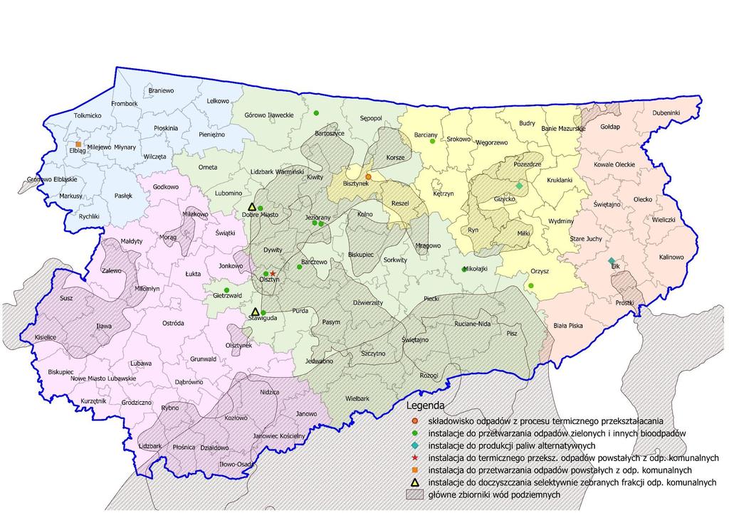 Rysunek 5 Planowane nowe obiekty zagospodarowania