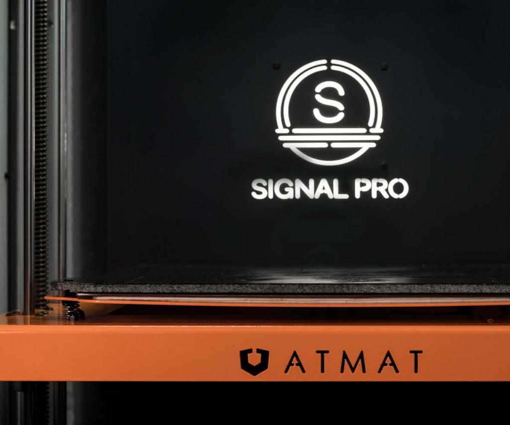 AUTOMATYZACJA PRECYZJA, O KTÓRĄ NIE MUSISZ SIĘ MARTWIĆ Chcieliśmy, aby korzystanie z drukarki ATMAT Signal Pro było nie tylko proste, ale też sprawiało przyjemność.