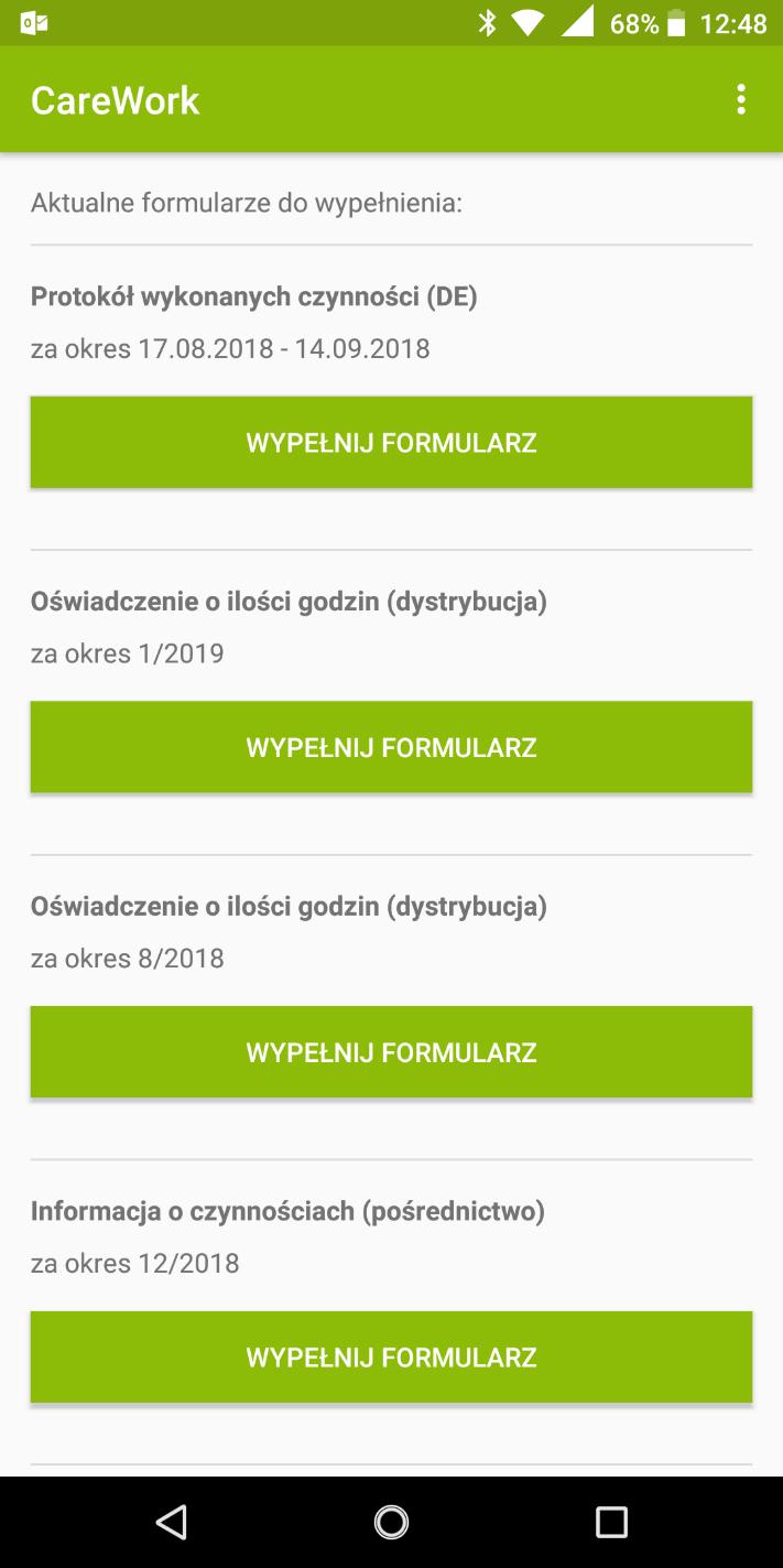 8. Po zalogowaniu widzisz wszystkie