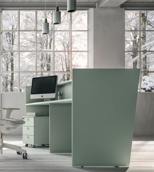 Replaceable front panels in upholstery or laminate.