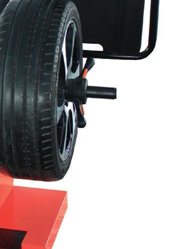 accuracy +/- 1 [g] Max. waga koła Max. wheel weight 60 [kg] Prędkość wyważania Balancing speed 200 [obr/min] Max.
