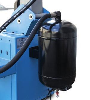 Opcjonalnie: przystawka do kół motocyklowych About tyre changer Automatic tyre changer CASC505 for cars, vans and motorcycles tyres; is