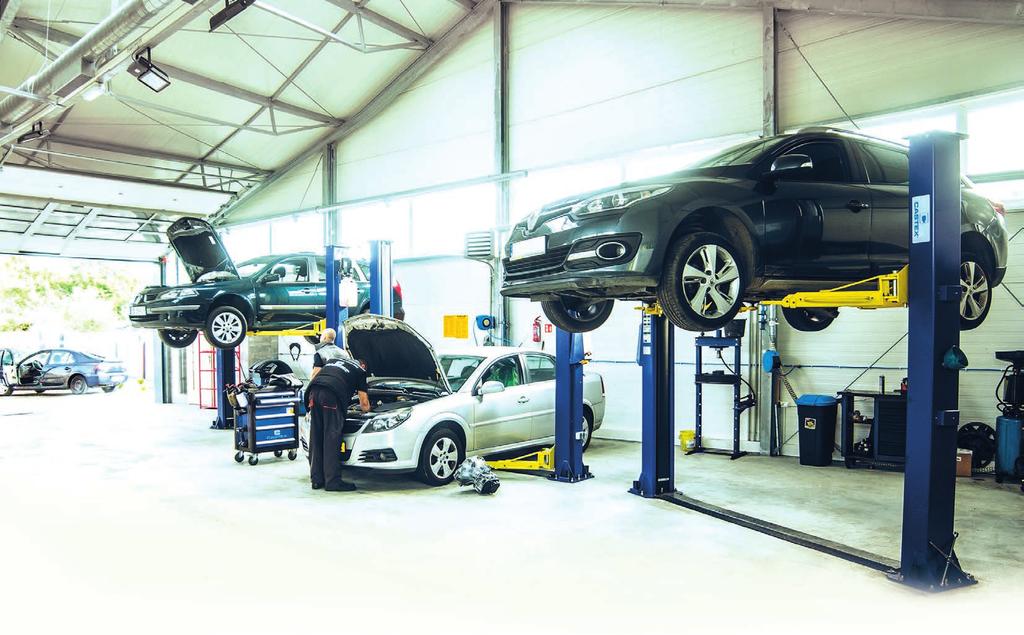 Podnośniki / Car lifts Dwukolumnowy automatyczny podnośnik elektrohydrauliczny QJY 4.0-D6A Two post automatic electrohydraulic lift QJY 4.