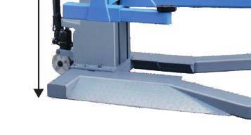 Width between carrage System blokad Lock system 2500kg 2.