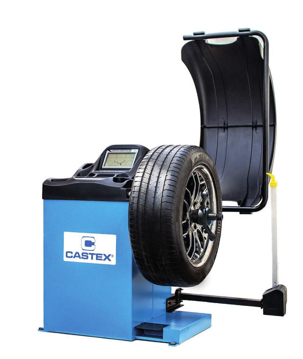 Automatyczna wyważarka CASB96LPW / AB Automatic wheel balancer CASB96LPW / AB Cechy wyważarki Przeznaczona do aut osobowych, dostawczych i motocykli Automatyczny pomiar odległości i średnicy