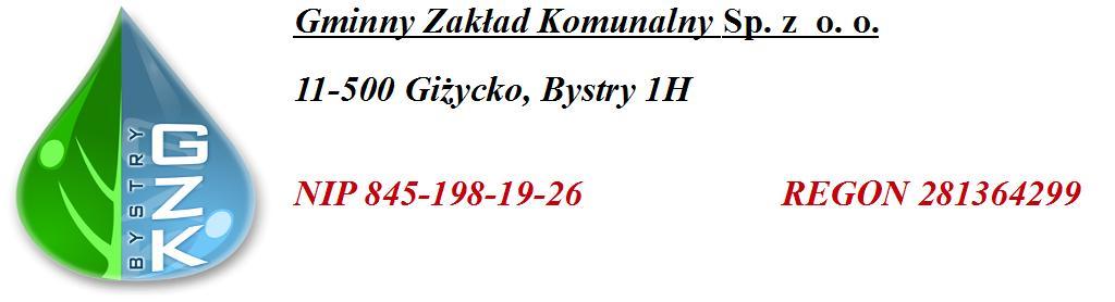 www.gzkbystry.pl UMOWA nr.../...r. O ODPROWADZANIE CIEKÓW PRZEMYS OWYCH or