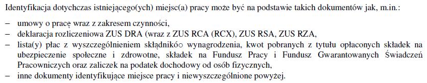 Wykazane miejsca pracy należy utrzymać przez min. 3 lata od daty rozliczenia operacji.