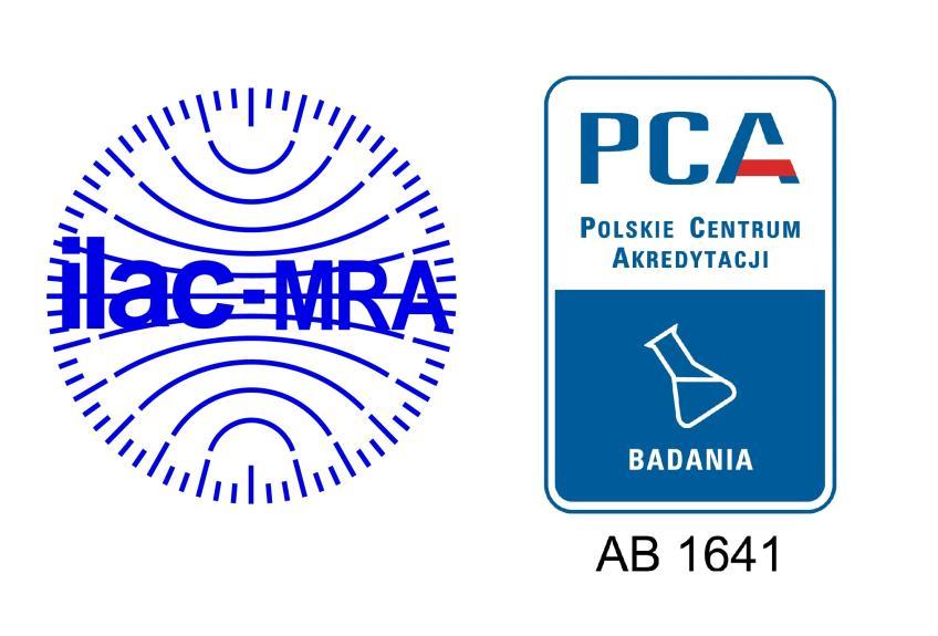 ZAKRES AKREDYTACJI Dbając o świadczenie usług na najwyższym poziomie, Laboratorium Sp. z o.o. podlega stałemu nadzorowi strony trzeciej.