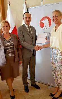 Na wstępie uroczystości przybyłych gości powitała Pani Sylwia Słopiecka - przewodnicząca KGW w Maleninie i podziękowała wszystkim za przybycie.