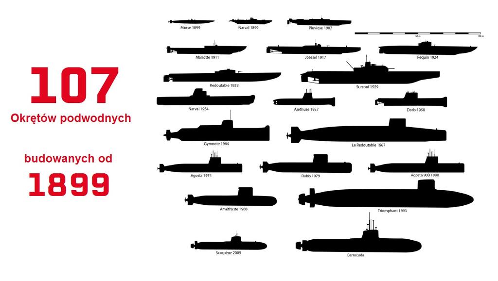 Okręt podwodny Scorpène należący do sił morskich Chile. Fot. Naval Group Cały czas realizowane są też wieloletnie programy okrętowe na rzecz własnych sił morskich.