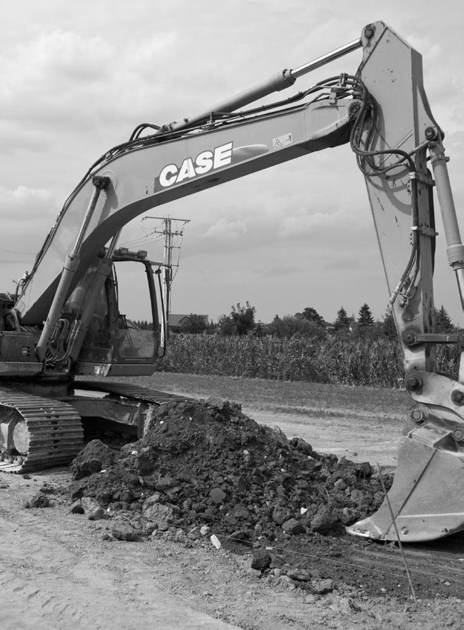 ZABUDOWA PŁYT BRUKOWYCH PRZEKRÓJ NAWIERZCHNI - OBCIĄŻENIE RUCHEM KOŁOWYM POJAZDÓW DO 3,5 TONY Nawierzchnie z betonowych płyt bruko- Na dnie wykopu układamy warstwę wyrów- wych tworzą nawierzchnie