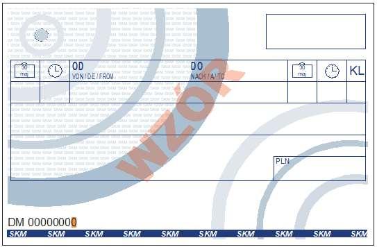 Załącznik nr 1 Bilet blankietowy z