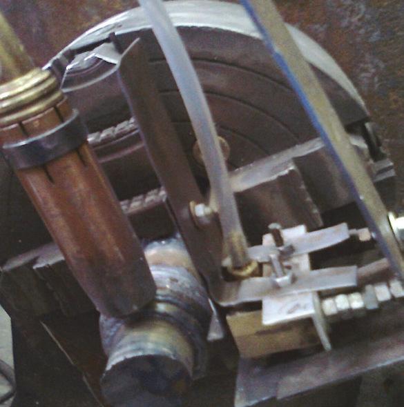 2626 shaft surfacing welding process with microjet cooling, that could be treated as a absolutely innovative technology. 2. Experimental procedure this project.