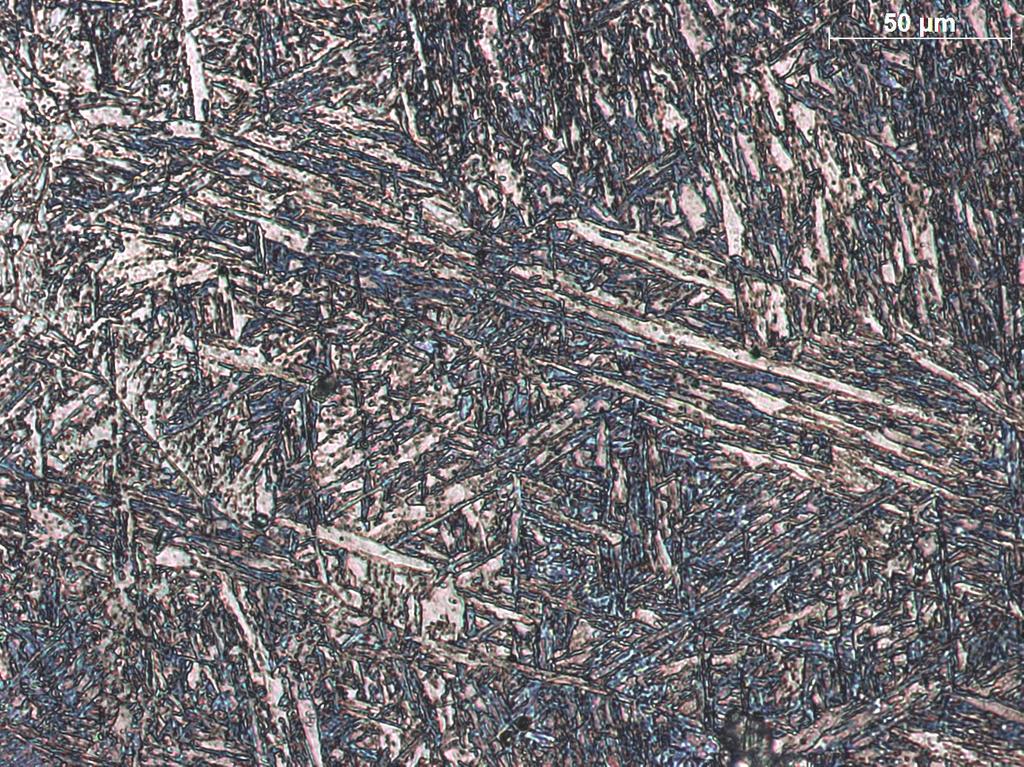 2628 Fig. 9. Hardness of weld after microjet cooling, argon used as microjet gas Fig. 7. Martensite (aprox. 8%) in weld after welding with microjet cooling (helium as microjet gas), magn.