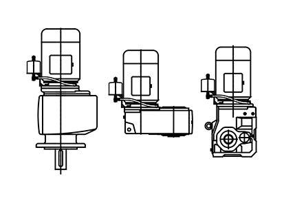 Pos: 69 /Anl eitungen/getriebe/3. Montage, Lager ung, Vorberei tung, Aufstellung/Montage eines Öl ausgleichsbehälter Opti on OA @ 10\mod_1457530404115_2574.