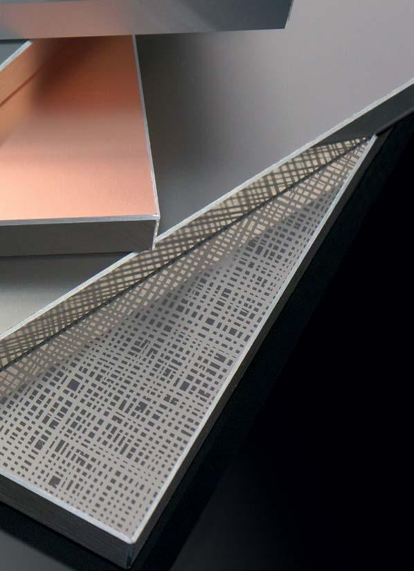 PIANOVO ETAL ALU / STAL Płyty pokryte laminatem 0,074 mm PET z anodowaną mikrowarstwą