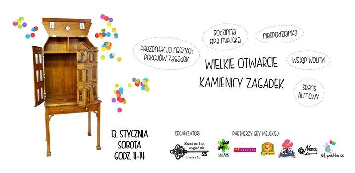DOKUMENT 3 Wielkie otwarcie Kamienicy 15 Zagadek Źródło : http://czasdzieci.