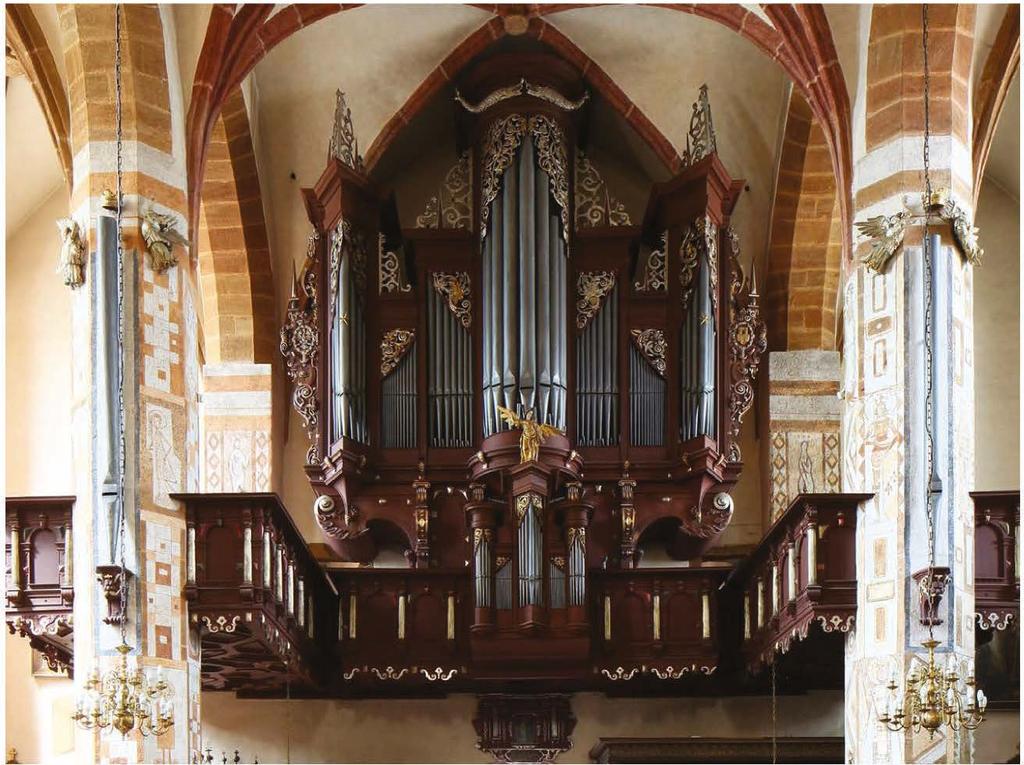 212 Jacek Kulig Olkusz - kościół parafialny św. Andrzeja. Organy 1617-1623. Organmistrz: Hans Hummel. Stan po konserwacji; fot.