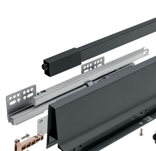 Modern Box Square - komplet szuflady niskiej A,