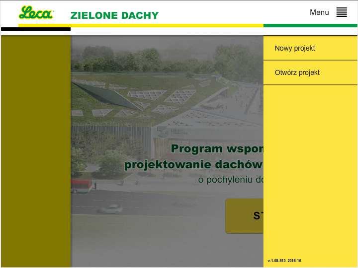 SKRÓCONA INSTRUKCJA UŻYTKOWANIA Programu wspomagającego projektowanie zielonych dachów płaskich Program pomaga w projektowaniu dachów zielonych. Twórcy programu firmy Multimedia Communication sp.