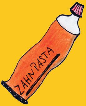 stosując fluoryzowaną pastę do zębów dla dzieci w ilości przypominającej wielkość ziarnka groszku.