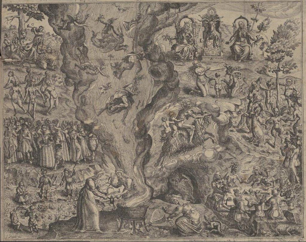 Jan Ziarnko, Sabat czarownic, 1612 6 6 Wg krótkiego artykułu Roberta Macleana na stronie University of Glasgow Library : https://universityofglasgowlibrary.wordpress.